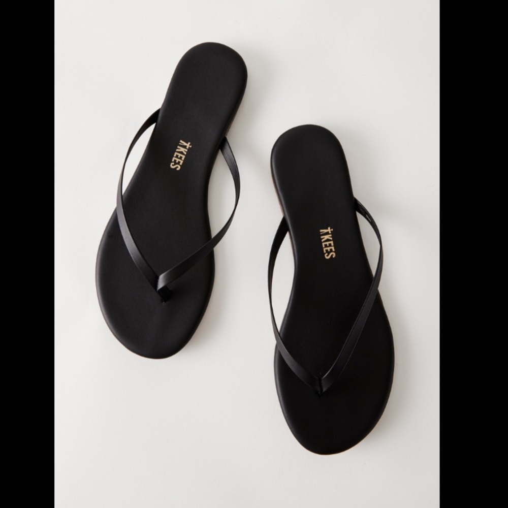 *RESERVED* TKEES Leather Liner Flip Flops